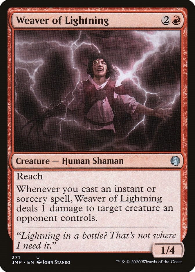 Image for Weaver of Lightning (Jumpstart) (371) - Magic: The Gathering