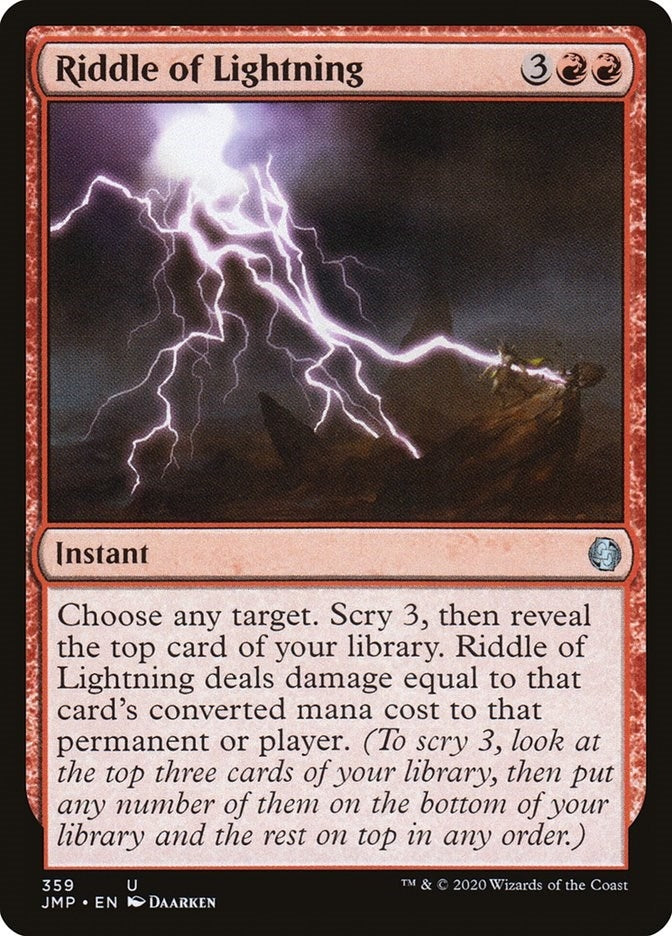 Image for Riddle of Lightning (Jumpstart) (359) - Magic: The Gathering