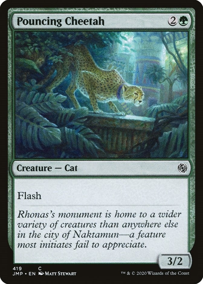 Image for Pouncing Cheetah (Jumpstart) (419) - Magic: The Gathering