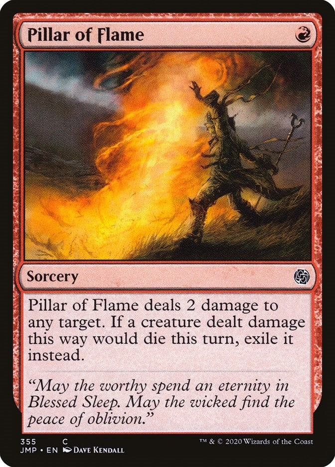 Image for Pillar of Flame (Jumpstart) (355) - Magic: The Gathering