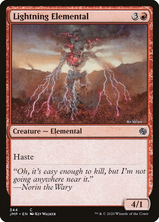Image for Lightning Elemental (Jumpstart) (344) - Magic: The Gathering