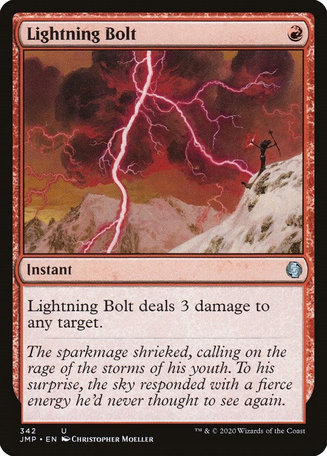 Image for Lightning Bolt (Jumpstart) (342) - Magic: The Gathering