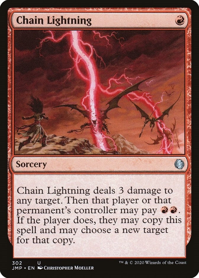 Image for Chain Lightning (Jumpstart) (302) - Magic: The Gathering