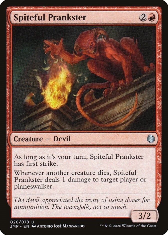 Image for Spiteful Prankster (Jumpstart) (26) - Magic: The Gathering