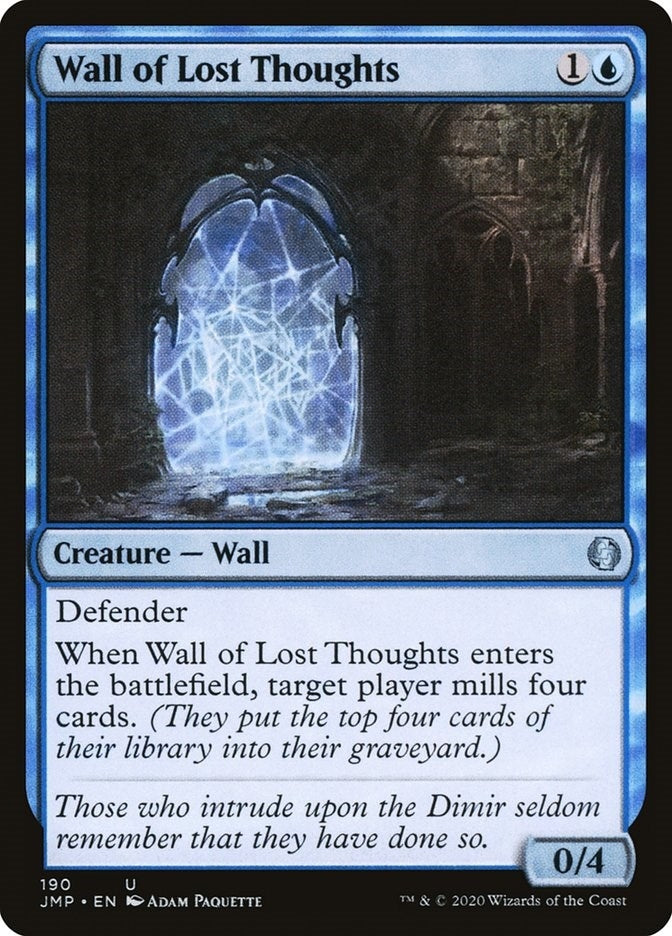 Image for Wall of Lost Thoughts (Jumpstart) (190) - Magic: The Gathering