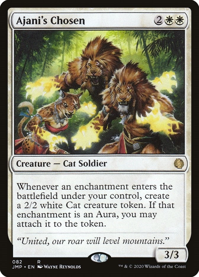 Image for Ajani's Chosen (Jumpstart) (82) - Magic: The Gathering