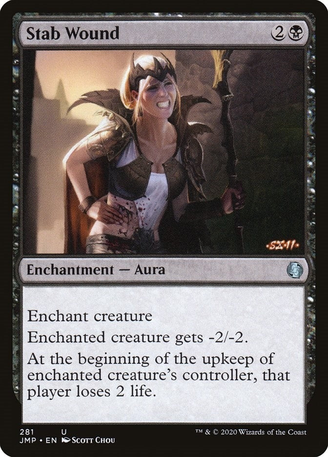 Image for Stab Wound (Jumpstart) (281) - Magic: The Gathering