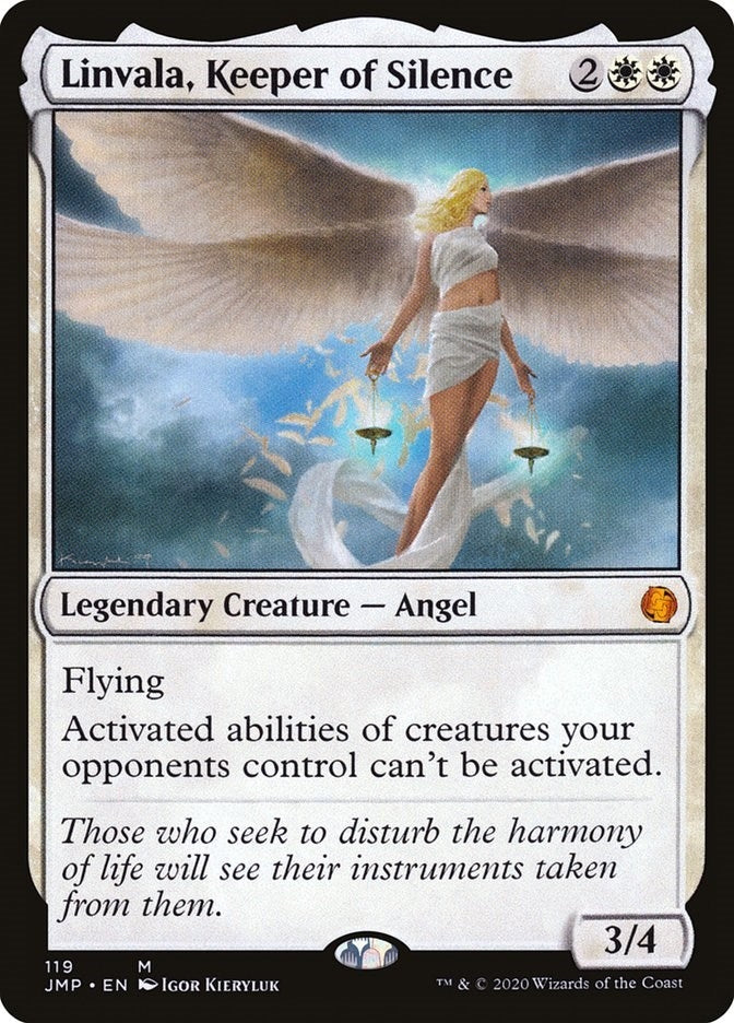 Image for Linvala, Keeper of Silence (Jumpstart) (119) - Magic: The Gathering