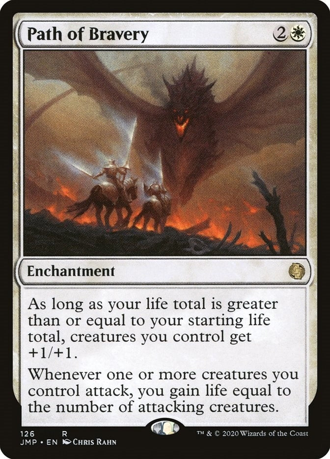 Image for Path of Bravery (Jumpstart) (126) - Magic: The Gathering
