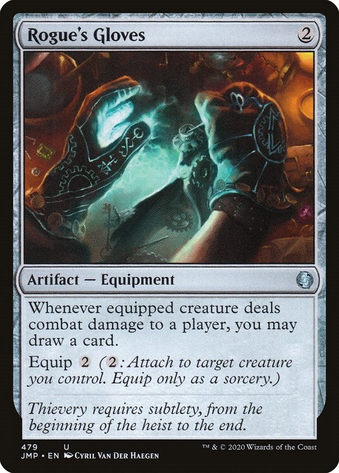 Image for Rogue's Gloves (Jumpstart) (479) - Magic: The Gathering