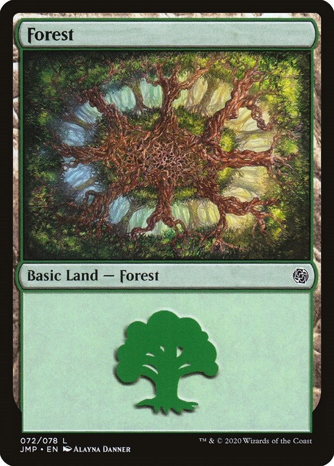 Image for Forest (072) (Jumpstart) (72) - Magic: The Gathering