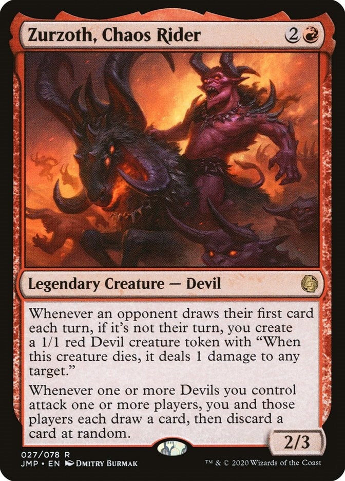 Image for Zurzoth, Chaos Rider (Jumpstart) (27) - Magic: The Gathering