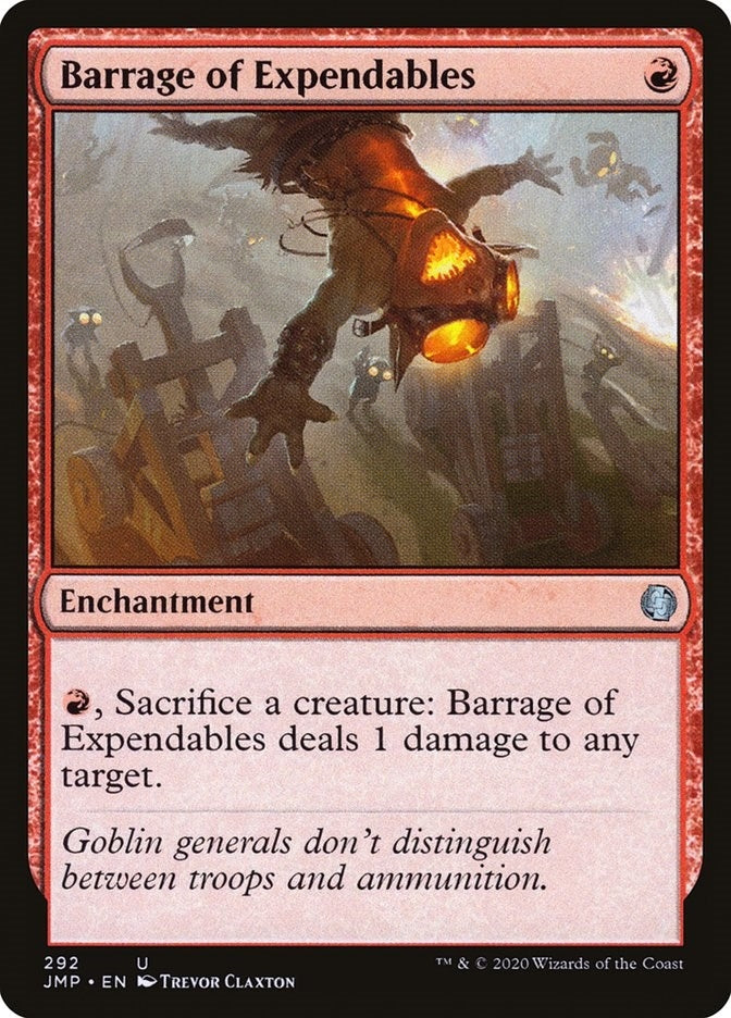 Image for Barrage of Expendables (Jumpstart) (292) - Magic: The Gathering