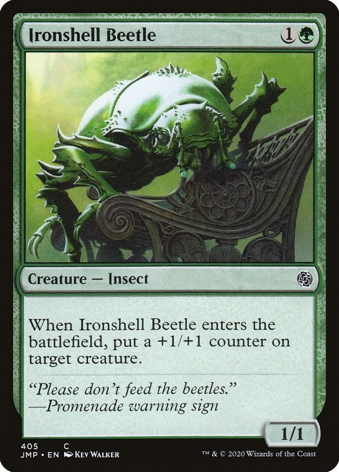 Image for Ironshell Beetle (Jumpstart) (405) - Magic: The Gathering