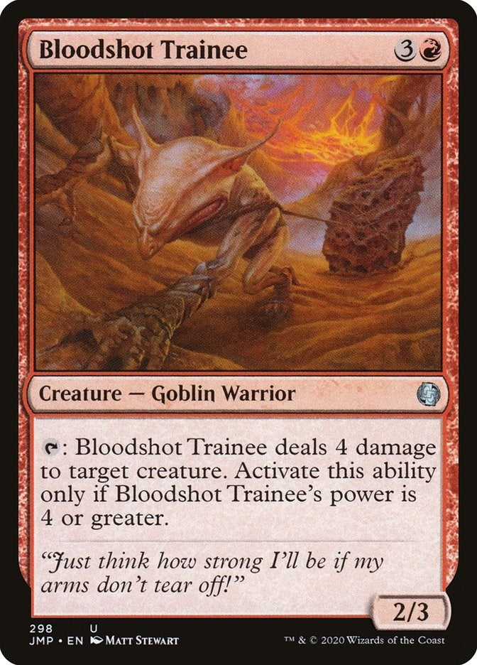 Image for Bloodshot Trainee (Jumpstart) (298) - Magic: The Gathering