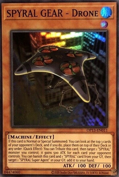 Image for SPYRAL GEAR - Drone (OTS Tournament Pack 13) (OP13-EN011) - YuGiOh