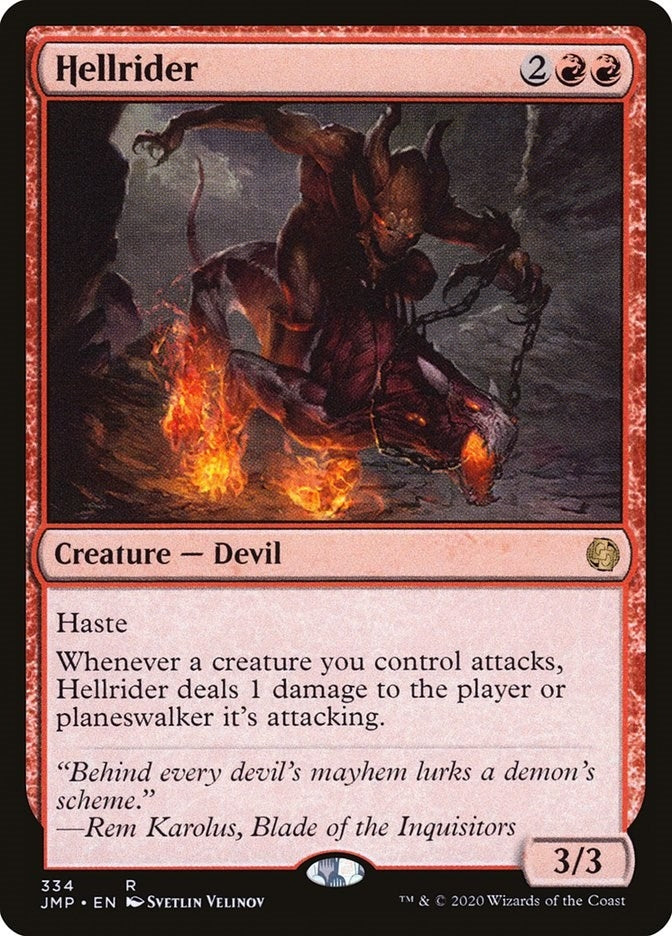 Image for Hellrider (Jumpstart) (334) - Magic: The Gathering