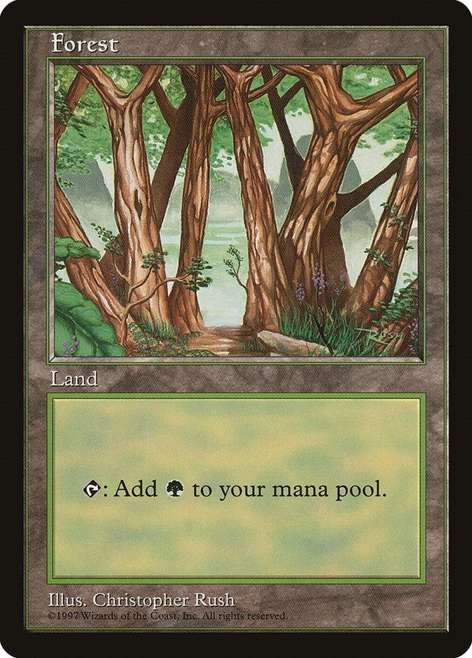Image for Forest - Blue Pack (Rush) (APAC Lands) - Magic: The Gathering