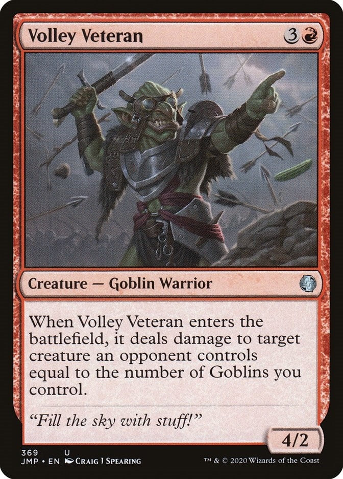 Image for Volley Veteran (Jumpstart) (369) - Magic: The Gathering