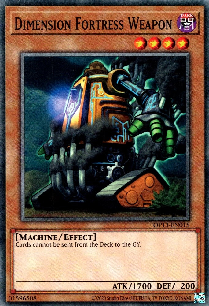 Image for Dimension Fortress Weapon (OTS Tournament Pack 13) (OP13-EN015) - YuGiOh