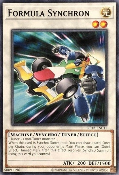 Image for Formula Synchron (OTS Tournament Pack 13) (OP13-EN017) - YuGiOh