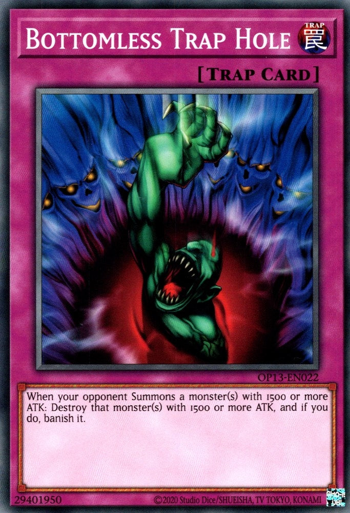 Image for Bottomless Trap Hole (OTS Tournament Pack 13) (OP13-EN022) - YuGiOh