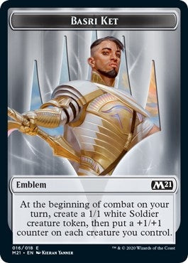 Image for Emblem - Basri Ket (Core Set 2021) (16) - Magic: The Gathering