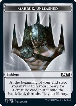 Image for Emblem - Garruk, Unleashed (Core Set 2021) (17) - Magic: The Gathering