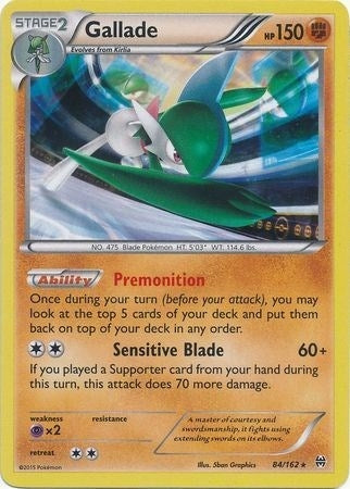 Image for Gallade - 84/162 (Cosmos Holo) (Blister Exclusives) (084/162) - Pokemon