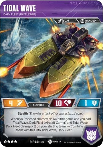 Image for Tidal Wave - Dark Fleet (Battleship) (Transformers Promos) (P04/2020) - Transformers TCG