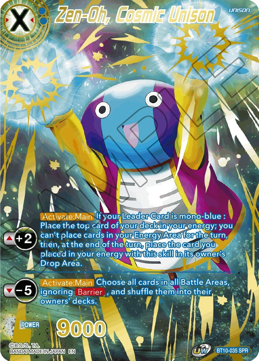 Image for Zen-Oh, Cosmic Unison (SPR) (Rise of the Unison Warrior) (BT10-035) - Dragon Ball Super: Masters