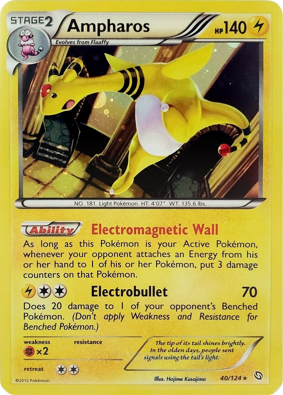 Image for Ampharos - 40/124 (Cosmos Holo) (Blister Exclusives) (040/124) - Pokemon
