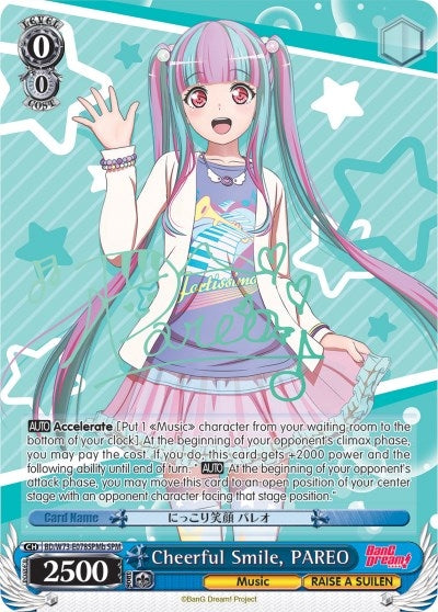 Image for Cheerful Smile, PAREO (SPM) (B) (BanG Dream! Vol.2) (BD/W73-E078SPMb SPM) - Weiss Schwarz