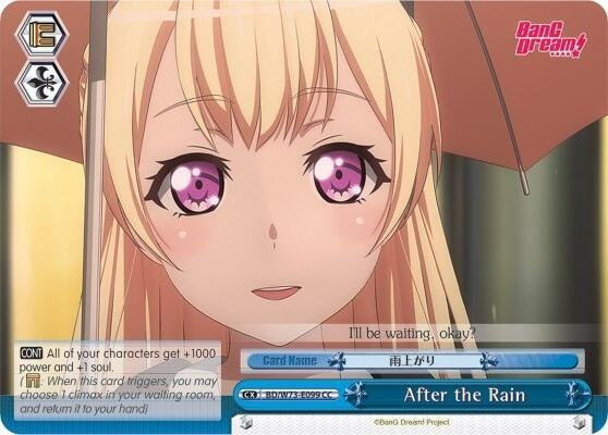 Image for After the Rain (BanG Dream! Vol.2) (BD/W73-E099 CC) - Weiss Schwarz