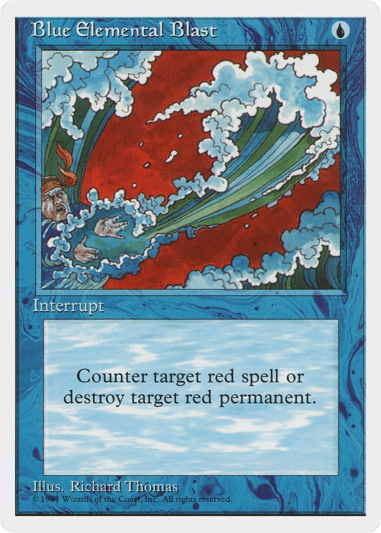 Image for Blue Elemental Blast (Media Promos) - Magic: The Gathering