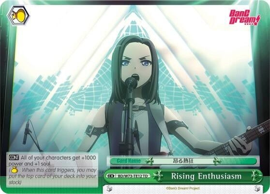 Image for Rising Enthusiasm (BanG Dream! Vol.2) (BD/W73-TE12 TD) - Weiss Schwarz