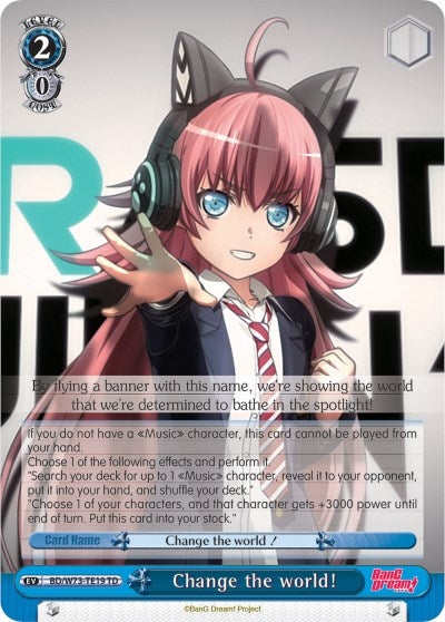 Image for Change the world! (BanG Dream! Vol.2) (BD/W73-TE19 TD) - Weiss Schwarz