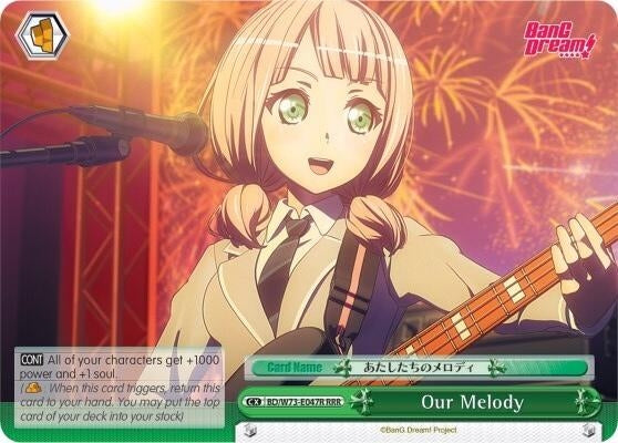 Image for Our Melody (RRR) (BanG Dream! Vol.2) (BD/W73-E047R) - Weiss Schwarz