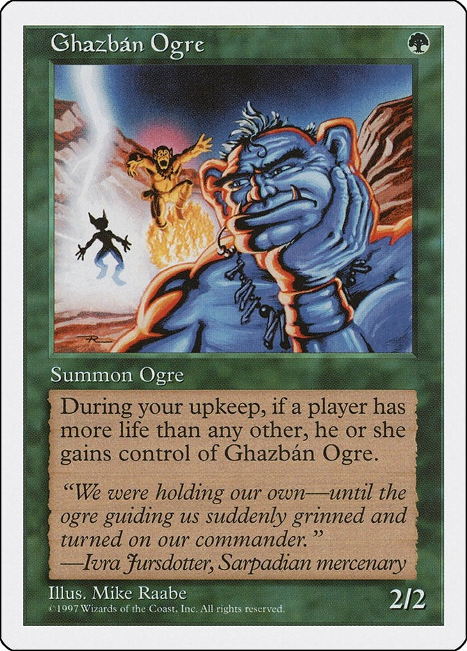 Image for Ghazban Ogre (Fifth Edition) - Magic: The Gathering