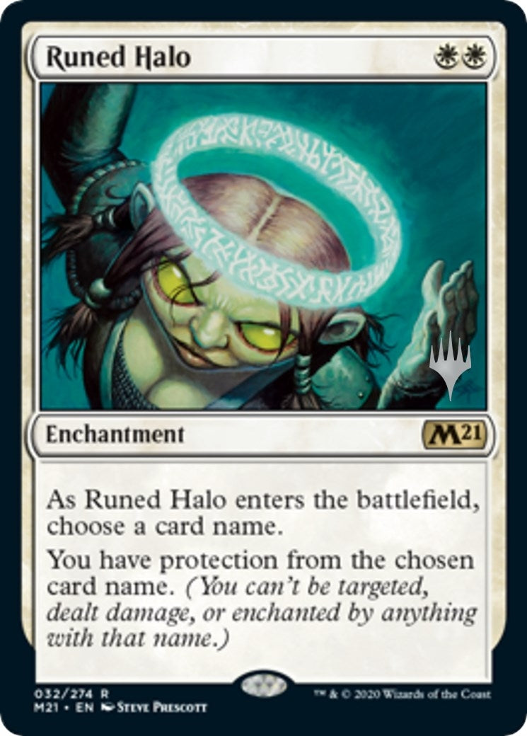 Image for Runed Halo (Promo Pack: Core Set 2021) (32) - Magic: The Gathering