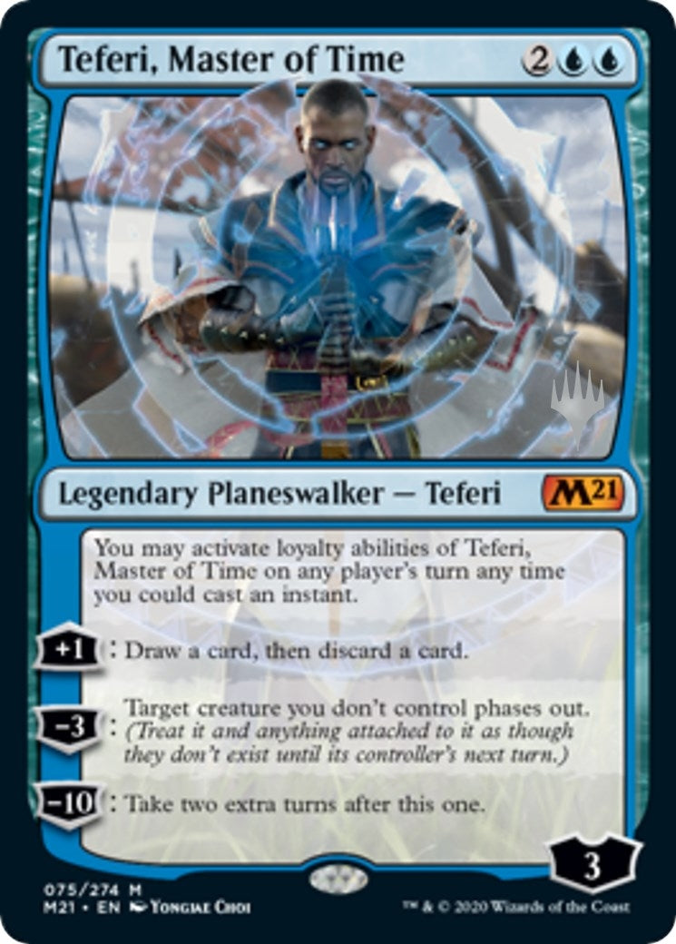 Image for Teferi, Master of Time (Promo Pack: Core Set 2021) (75) - Magic: The Gathering