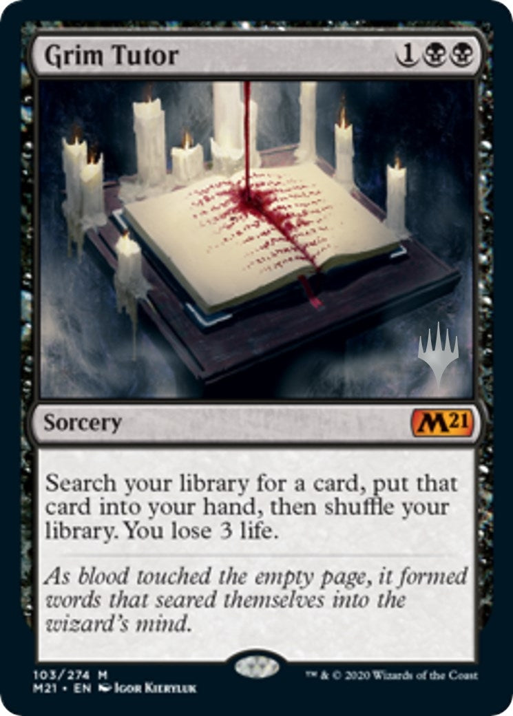 Image for Grim Tutor (Promo Pack: Core Set 2021) (103) - Magic: The Gathering