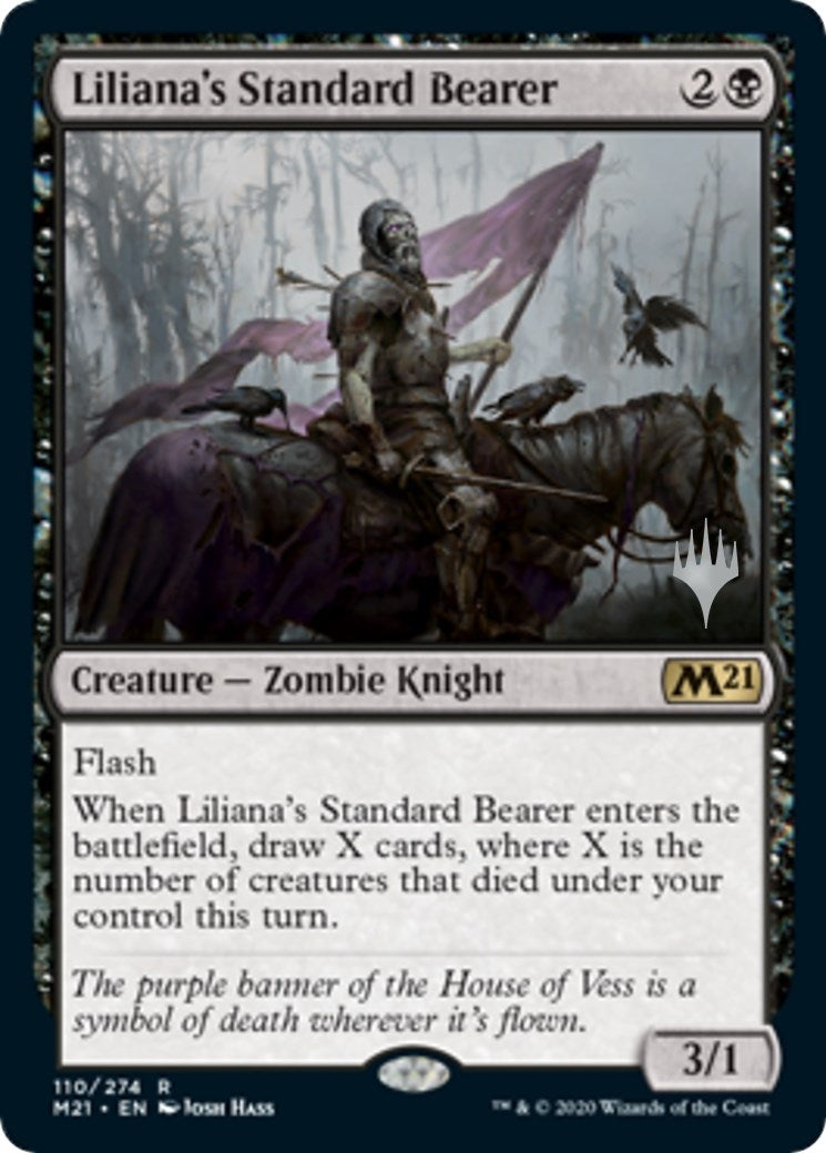 Image for Liliana's Standard Bearer (Promo Pack: Core Set 2021) (110) - Magic: The Gathering