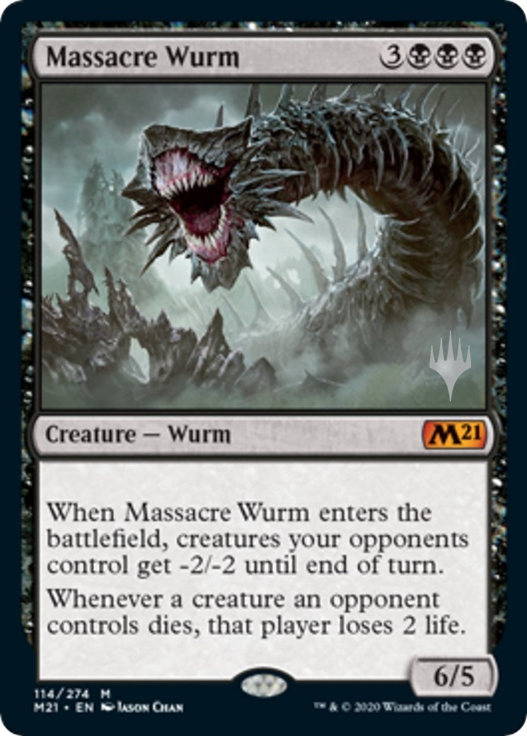 Image for Massacre Wurm (Promo Pack: Core Set 2021) (114) - Magic: The Gathering