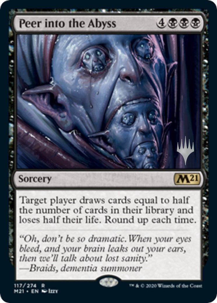 Image for Peer into the Abyss (Promo Pack: Core Set 2021) (117) - Magic: The Gathering
