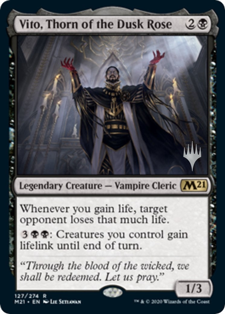 Image for Vito, Thorn of the Dusk Rose (Promo Pack: Core Set 2021) (127) - Magic: The Gathering
