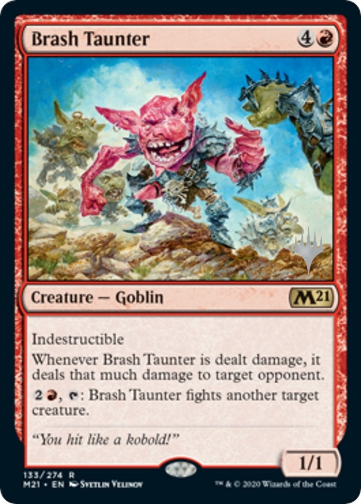 Image for Brash Taunter (Promo Pack: Core Set 2021) (133) - Magic: The Gathering