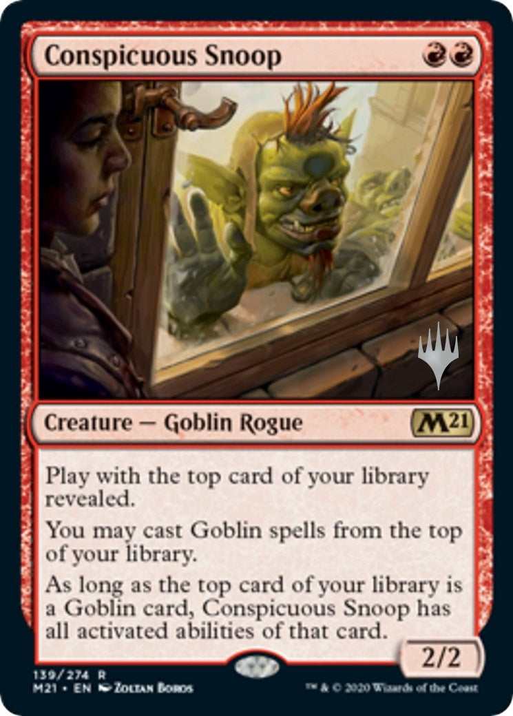 Image for Conspicuous Snoop (Promo Pack: Core Set 2021) (139) - Magic: The Gathering