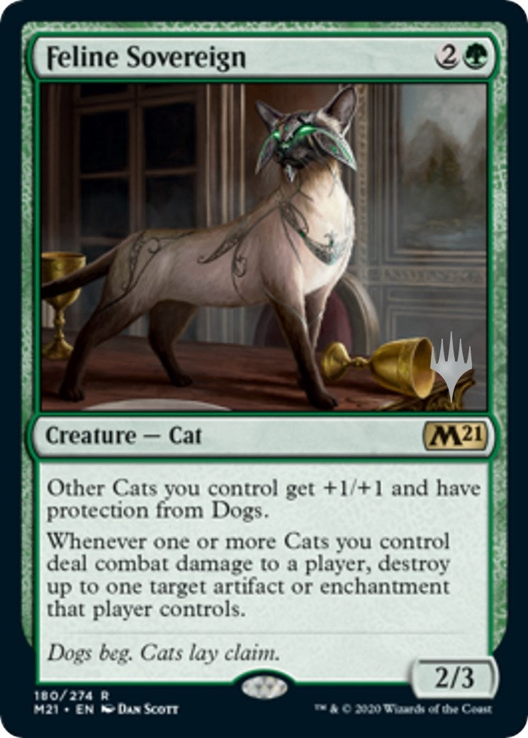 Image for Feline Sovereign (Promo Pack: Core Set 2021) (180) - Magic: The Gathering