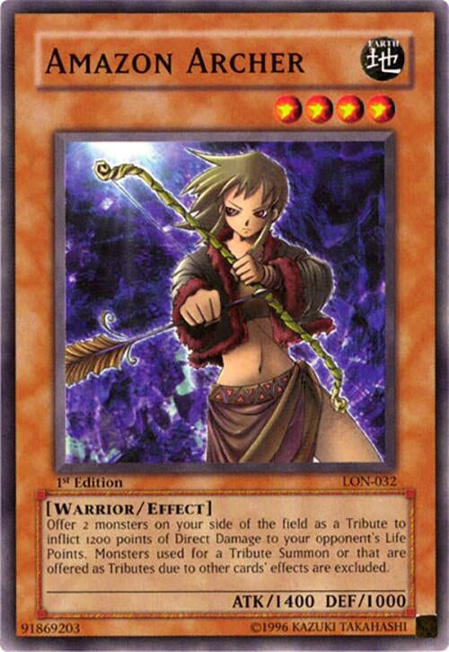 Image for Amazon Archer (Labyrinth of Nightmare) (LON-032) - YuGiOh